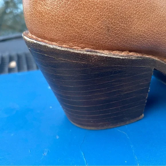 Frye Tan Leather Ankle Boots - Picture 4 of 6